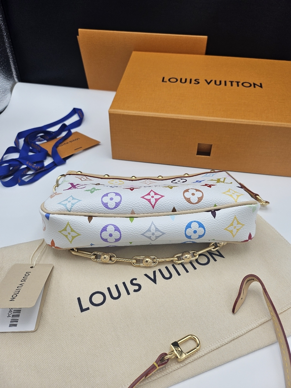 Brand new authentic Louis Vuitton LV x TM Pochette Accessoires, Multicolor - Picture 8 of 17